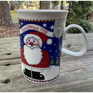 Dunoon Scotland Christmas 1998 Mug Cup Santa Dayton's Hudson's NEW